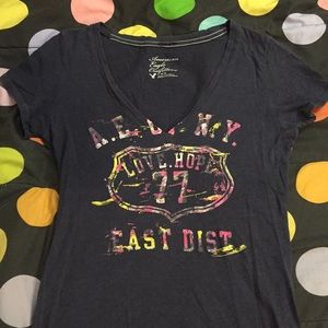 American Eagle V Neck Tee